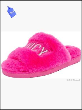Faux Fur Slide Sandal Slippers Open Toe House Shoes Comfortable Women's